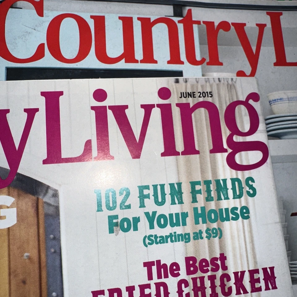 Country Living Magazines Lot Of 5 2014 2015 Miranda Lambert Makeover Ideas - Image 3 of 4