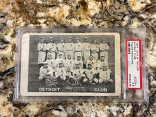 1907-09 H.M. TAYLOR Detroit Club Ty Cobb Rookie PSA 2.5 Centered Rare HOF RC