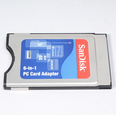 SANDISC 6 IN 1 PCI CARD ADAPTER FOR VINTAGE COMPUTERS TO READ CAMERA MEMORY