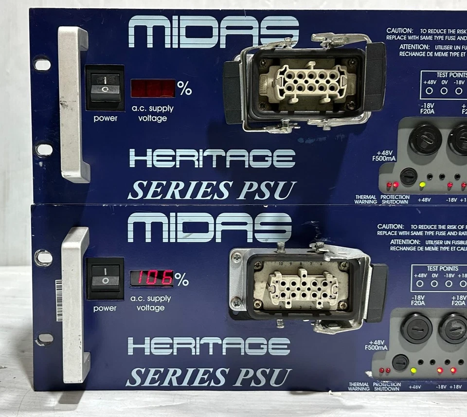 Midas Heritage 3000  Power Supply #6800(One)(TRUEHEARTSOUND) - Image 2 of 4