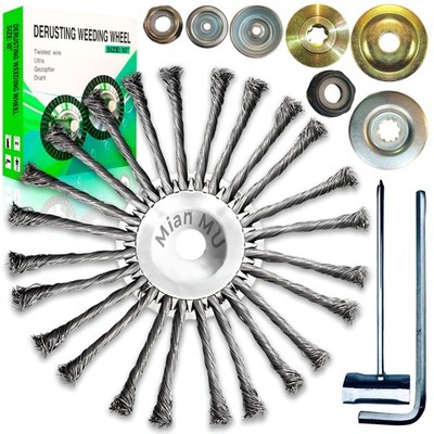10 Inch Steel Wire Trimmer Head   Universal Weed Eater Attachment for Stihl, Dew