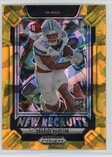 2025 Panini Prizm Draft Picks New Recruits Gold Ice Omarion Hampton #18 19b1
