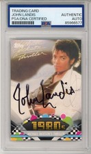 2011 Topps American Pie Michael Jackson Thriller SIGNED John Landis PSA DNA AUTO