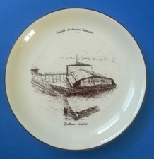 Piatto Mulino Orchies Lupi - Dipinti Alla Mano , Pietra Neumann Montereau