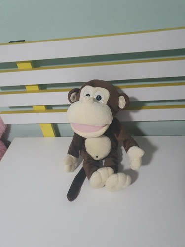 50 Fifty Rolling Monkey Motion Sensored 12" Plush Soft Toy Stuffed Animal