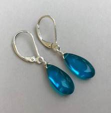 New Sterling Silver Apatite Briolette Sundance Charm artisan Jewelry earrings