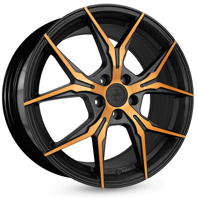19 Zoll Alufelgen Keskin KT19N Black Orange für BMW 3er E90 Lim. 390L 3L 3K