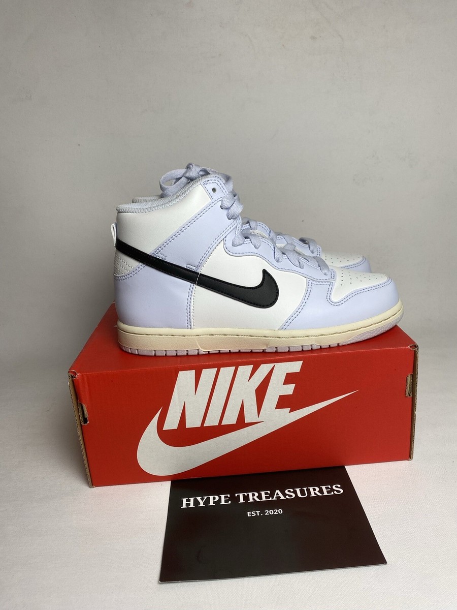 NEW Nike Dunk High (PS) Size 3Y Football Grey/ Blue DD2314-110 Fast Shipping