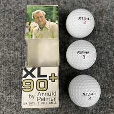 Sleeve Of 3 Vintage Arnold Palmer XL90 Golf Balls W/Surlyn Covers Unused