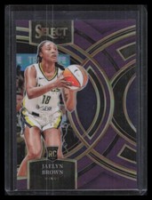 2024 Panini Select WNBA #181 Jaelyn Brown Purple Prizms #/149