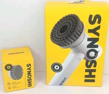 SYNOSHI Cordless Electric Power Spin Scrubber With 2 Extra Cleaning Heads
