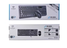 WIRELESS KEYBOARD AND MOUSE SET COMBO 2.4G - HK6800 FREE SHIPPING