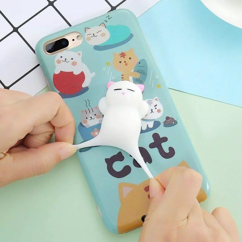 Silicone squishy cat 2025