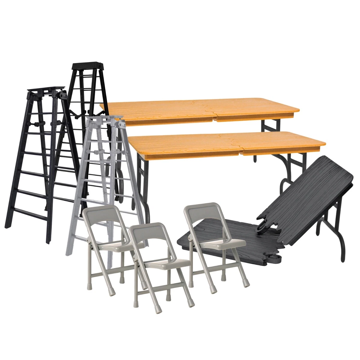 Wwe action figures tables ladders cheap and chairs