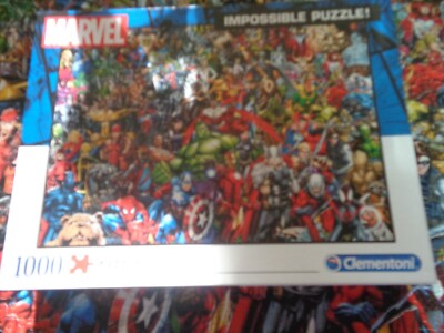 Clementoni Marvel Impossible 1000-Teilig Puzzle (39411), komplett, gebraucht