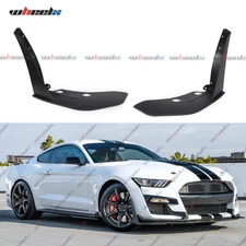 For Ford Mustang 15-23 GT500 Style Front Bumper Corner Spoiler Winglet Splitters