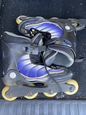 K2 Rollerblades Size 10 Velocity-W Blue Black With Soft Boot Comfort Fit Good