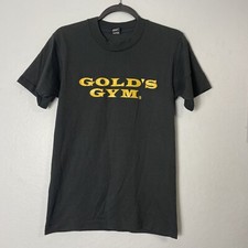 Vintage 90s Golds Gym Black T Shirt Men  s Small