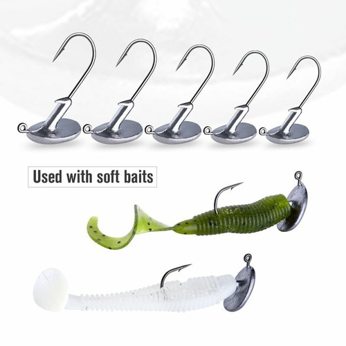 Goture Jig Head Fishing Hooks Tumbler Stand Up For Soft lure 3.5g 5g 7g 10g 14g - Picture 2 of 9