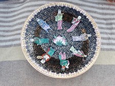 Ancienne ASSIETTE PORCELAINE CHINE XX Antique Asian Plate China Old