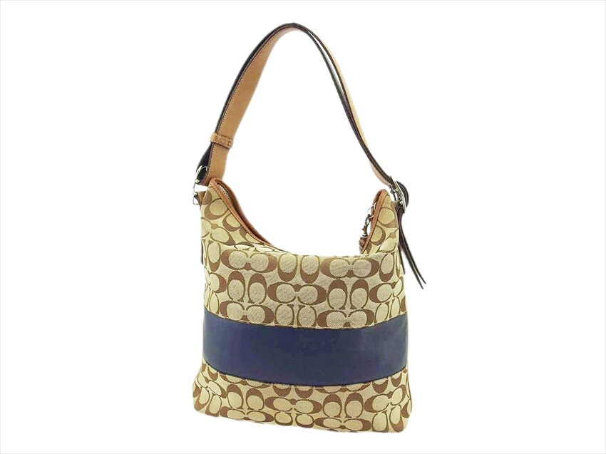 COACH 2WAY Shoulder Bag Signature Authentic Used C4461 | eBay