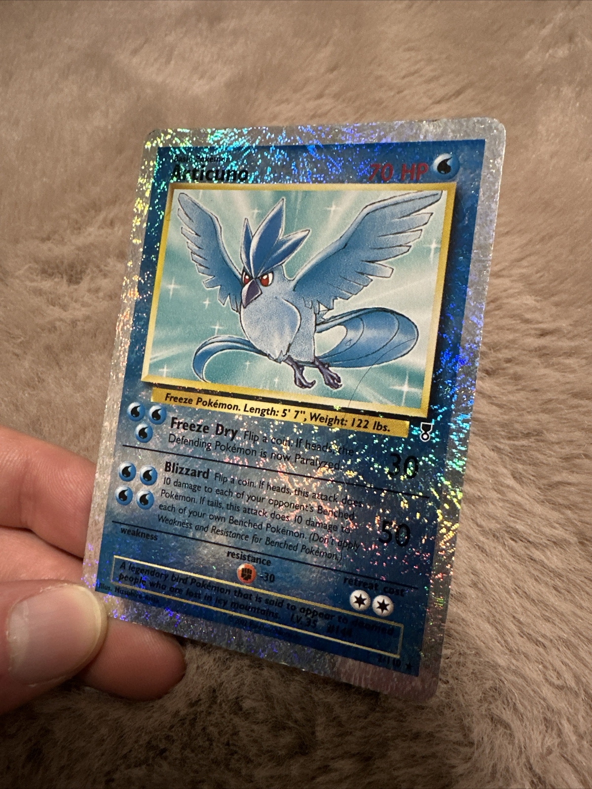Articuno Pokemon 2002 Legendary Collection 2/110 Reverse Holo MP eBay