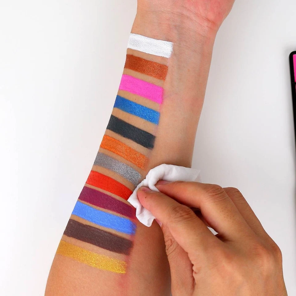 Bowitzki 42 Color Face Painting Kit for Kids Non Toxic Water Activated Glitter - Image 4 of 4