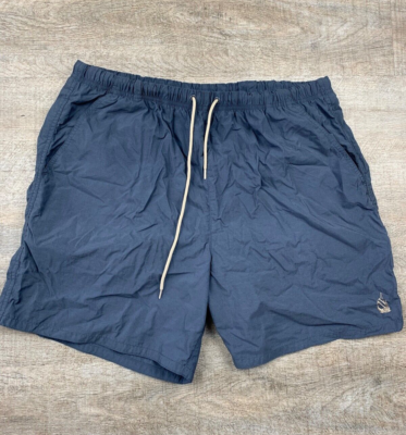 VTG 90s Nautica Blue Swimsuit Trunks Sz L X 6