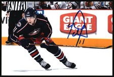 Matt Calvert Autographed 4x6 Color Photo Columbus Blue Jackets #11 Blue C