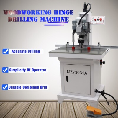 φ35mm Hole Pneumatic Hinge Boring Machine Electric Conrol Woodworking Tool