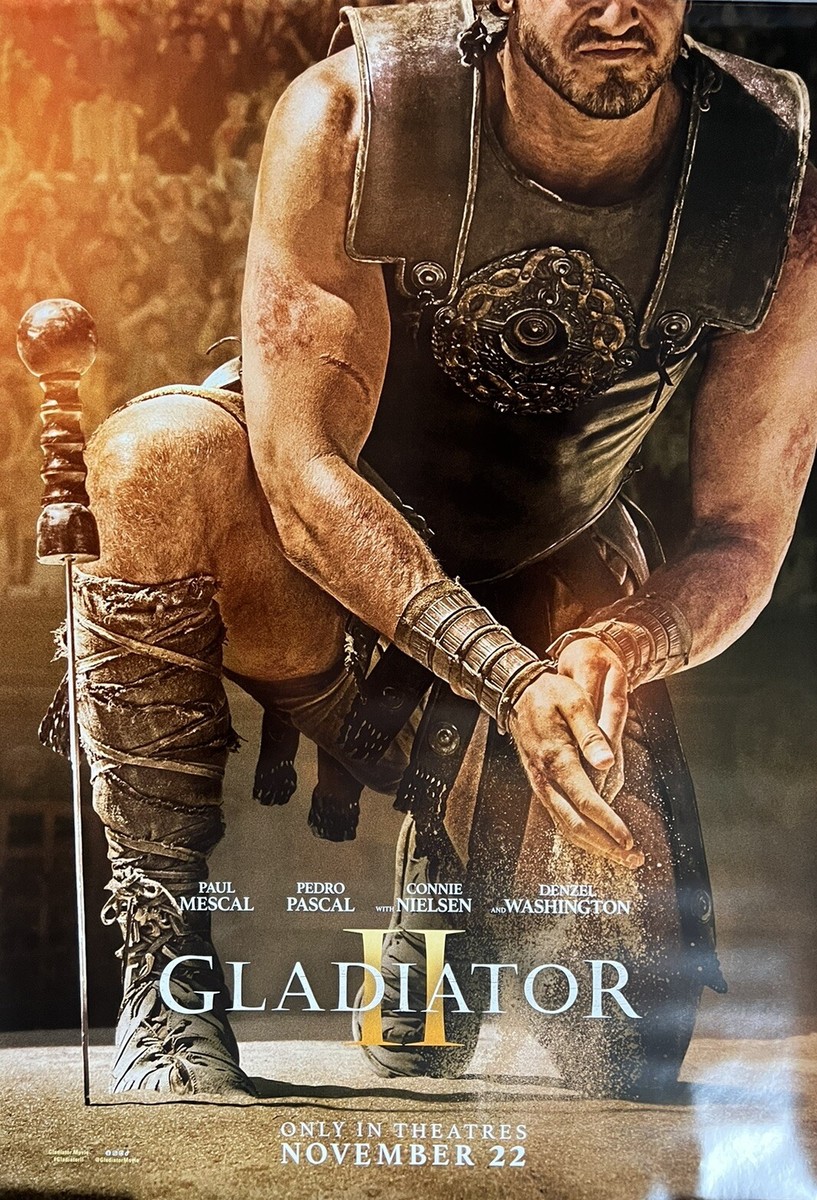 Gladiator 2” Official Movie Poster DS 27”x40” | eBay