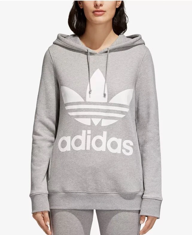 Adidas trefoil cheap sweatshirt womens
