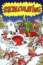 Recalculating Funny  Humorous Nobleworks Christmas Card