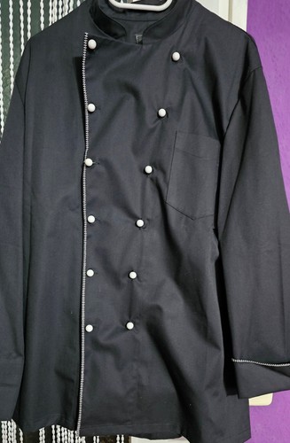 Kochjacke HIZA Hot cuisine Schwarz Neu 50 HIZA Fashion-Chefjacke - Bild 8 von 8