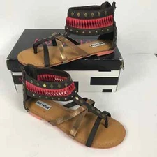 NEW Not Rated Lemon Twist Sandal Vegan Leather Sz 6.5