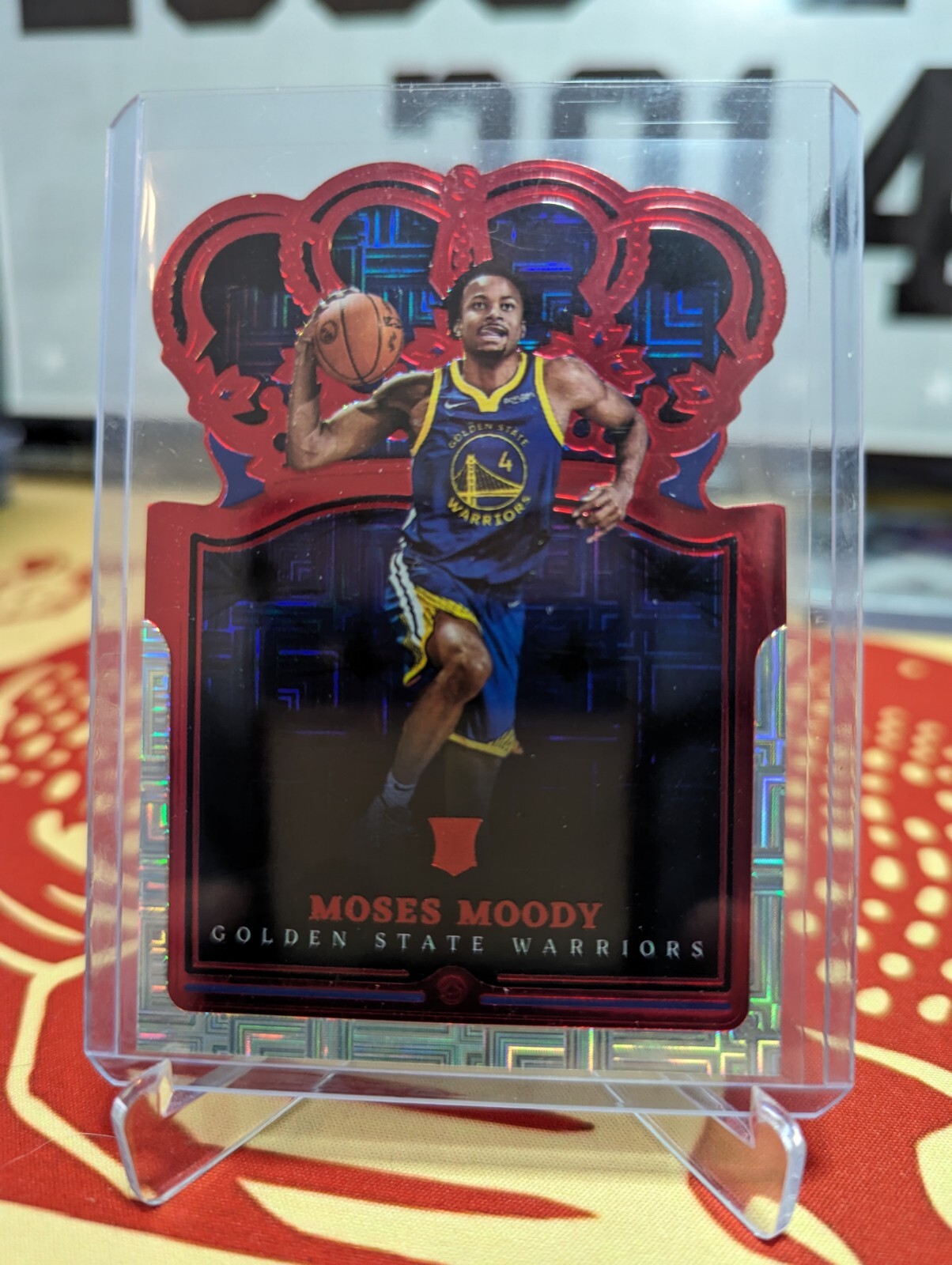2021 Panini Crown Royale #91 Moses Moody Asia Red Rookie Card