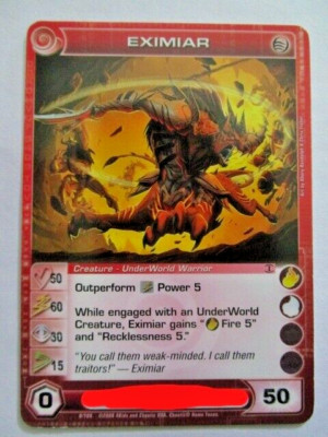Chaotic Eximiar LP Common Creature Used Code!