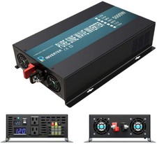 24V Pure Sine Wave Inverter 5000W DC to AC Power Converter Solar Van Truck Home