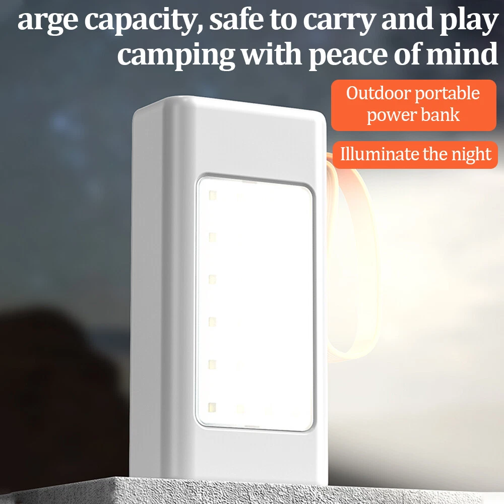 Power Bank 30000mAh 30W Charging Portable External Battery Backup For Cell Phone