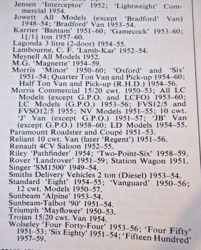 VIDRIO LENTE FRONTAL ALLARD ASTON MARTIN ALVIS JOWETT HILLMAN SUNBEAM MORRIS LUCAS Foto 4 de 4