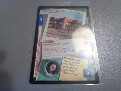CONTAINMENT FACILITY, GEORGETOWN, MD 1996 X-Files CCG Common HP #XF96-0060 v1