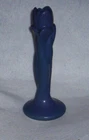 Van Briggle Pottery  Lilac Blue Tulip Bud Vase Candle Stick Holder 8”
