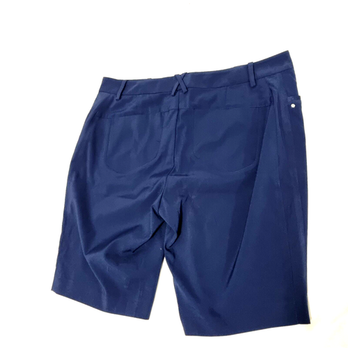 Polo Ralph Lauren Womens Chino Shorts Size 8 Blue Above Knee Zip Fly BNWOT - Picture 9 of 24