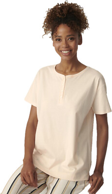 Triumph Shirt Damen Größe 48 Shirts Kurzarm T-Shirt Loungewear Basic 10207521