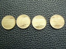 MONETE DA 200 LIRE CONSIGLIO DI STATO 1890-1990 QUATTRO PEZZI