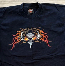 Harley Davidson Vintage Pompano FL 2004 Men's Large T-Shirt USA Made