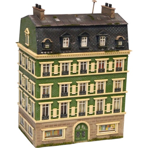 Diorama H0/1:87 Vollmer Altstadt Stadthaus Wohnhaus Gebäude patiniert#begrünt - Bild 7 von 7