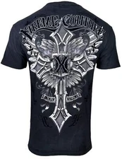 Xtreme Couture by Affliction Men's T-Shirt Brigadier Biker Cross Y2K S-5XL