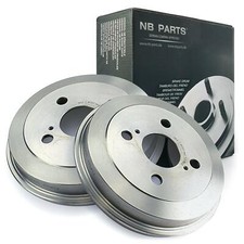 2X Brake Drum Brake Drums Rear For Daihatsu Cuore VIII Materia M4 Sirion