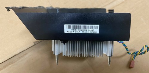IBM 03T9636 03T9513 Lenovo ThinkCentre M73 SFF 4-Pin Fan & Heatsink with Shroud - Picture 4 of 6